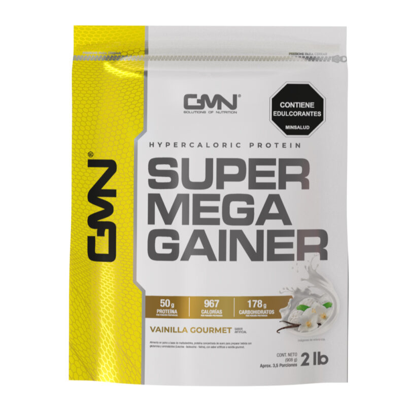 Super Mega Gainer 2 lb GMN: Fórmula avanzada para ganar masa muscular
